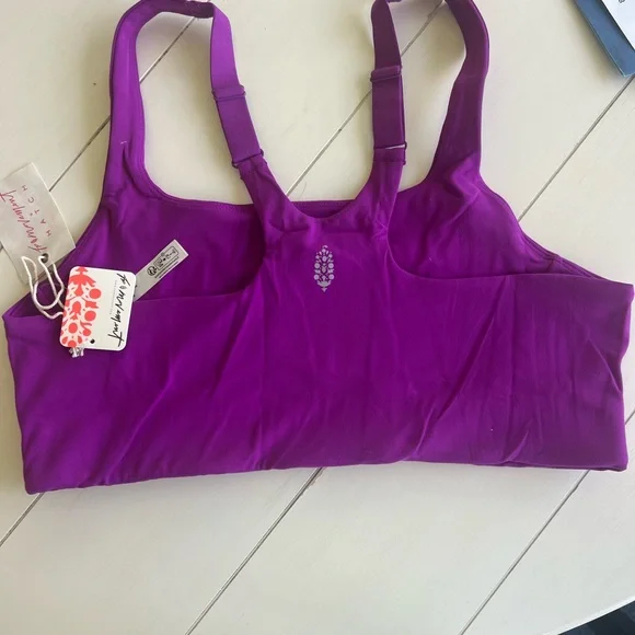 Vibrant Purple Women's Sports Bra - Picture 5 of 5